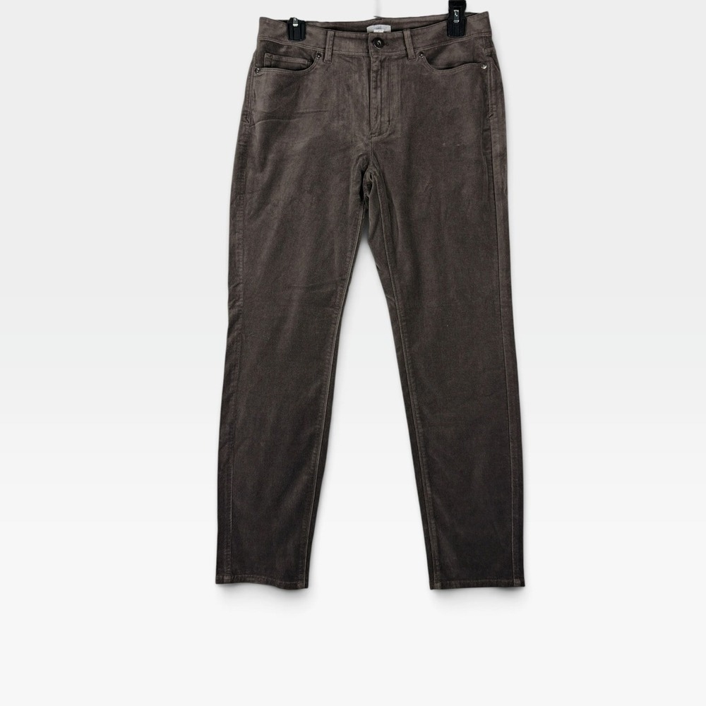J. Jill Pants Straight Leg Women 6 Mocha Brown Cotton Stretch NWT